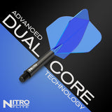 Nitro Flite Integrated Flight & Shaft Black & Blue No2 by Red Dragon - view 6