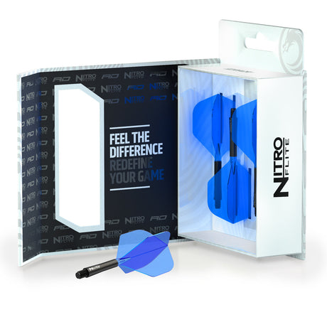 Nitro Flite Integrated Flight & Shaft Black & Blue No2 by Red Dragon - view 10