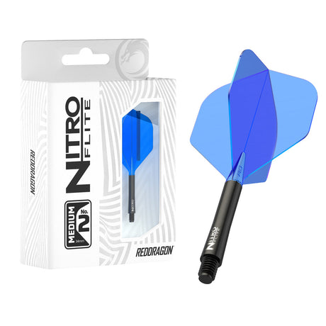 Nitro Flite Integrated Flight & Shaft Black & Blue No2 by Red Dragon - view 12