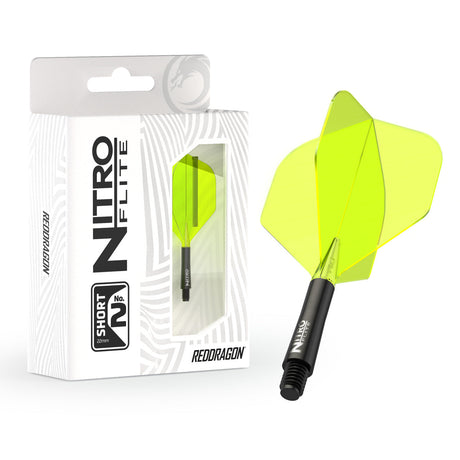 Nitro Flite Integrated Flight & Shaft Black & Yellow No2 by Red Dragon - view 2