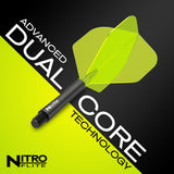 Nitro Flite Integrated Flight & Shaft Black & Yellow No2 by Red Dragon - view 6