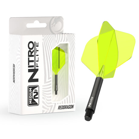 Nitro Flite Integrated Flight & Shaft Black & Yellow No2 by Red Dragon - view 12