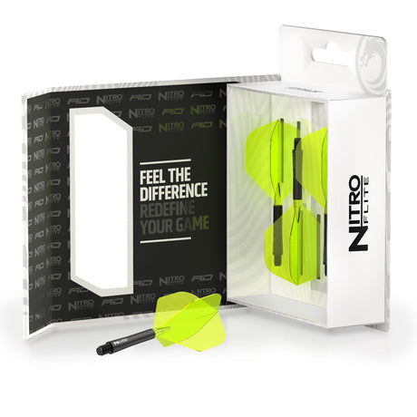 Nitro Flite Integrated Flight & Shaft Black & Yellow No2 by Red Dragon - view 15