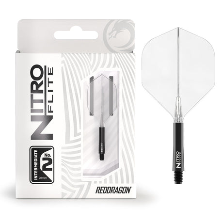 Nitro Flite Integrated Flight & Shaft Black & Clear No2 by Red Dragon - view 9