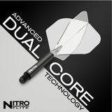 Nitro Flite Integrated Flight & Shaft Black & Clear No2 by Red Dragon - view 11