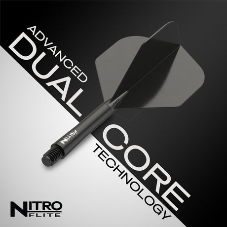 Nitro Flite Integrated Flight & Shaft Black & Black No2 by Red Dragon - view 6