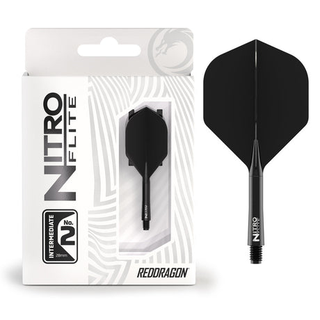 Nitro Flite Integrated Flight & Shaft Black & Black No2 by Red Dragon - view 9