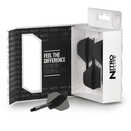 Nitro Flite Integrated Flight & Shaft Black & Black No2 by Red Dragon - view 10