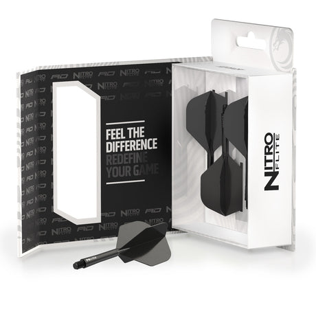 Nitro Flite Integrated Flight & Shaft Black & Black No2 by Red Dragon - view 15