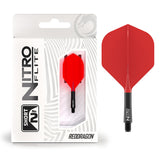 Red Dragon Nitro Flite Integrated Flight & Shaft Red & Black No2 - view 4