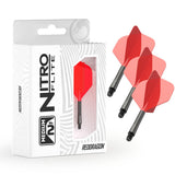 Red Dragon Nitro Flite Integrated Flight & Shaft Red & Black No2 - view 15