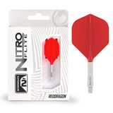 Red Dragon Nitro Flite Integrated Flight & Shaft Red & White No2 - view 10