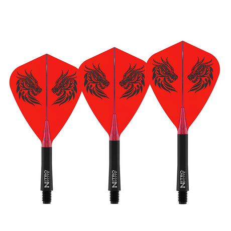 Red Dragon Jonny Clayton Nitro Flite Kite Integrated Flights & Shafts - view 3
