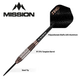 Mission Zero Darts - Steel Tip - 97.5% Tungsten - Bronze PVD - view 3