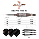 Mission Zero Darts - Steel Tip - 97.5% Tungsten - Bronze PVD - view 4