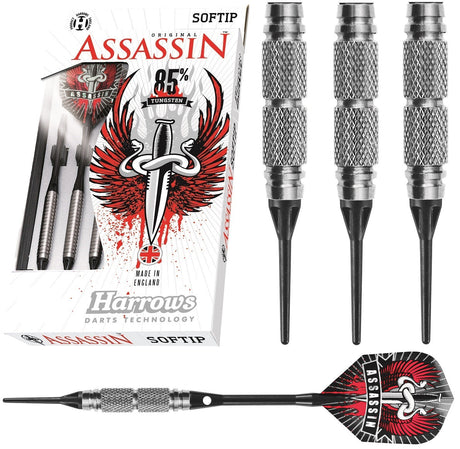 Harrows Assassin 85% Tungsten K2 Soft Tip Darts - view 2