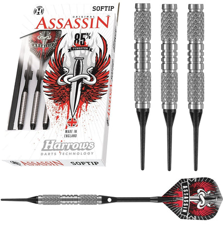 Harrows Assassin 85% Tungsten K2 Soft Tip Darts - view 3