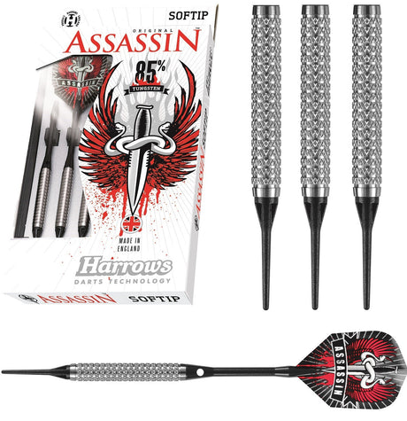 Harrows Assassin 85% Tungsten K Soft Tip Darts - view 3