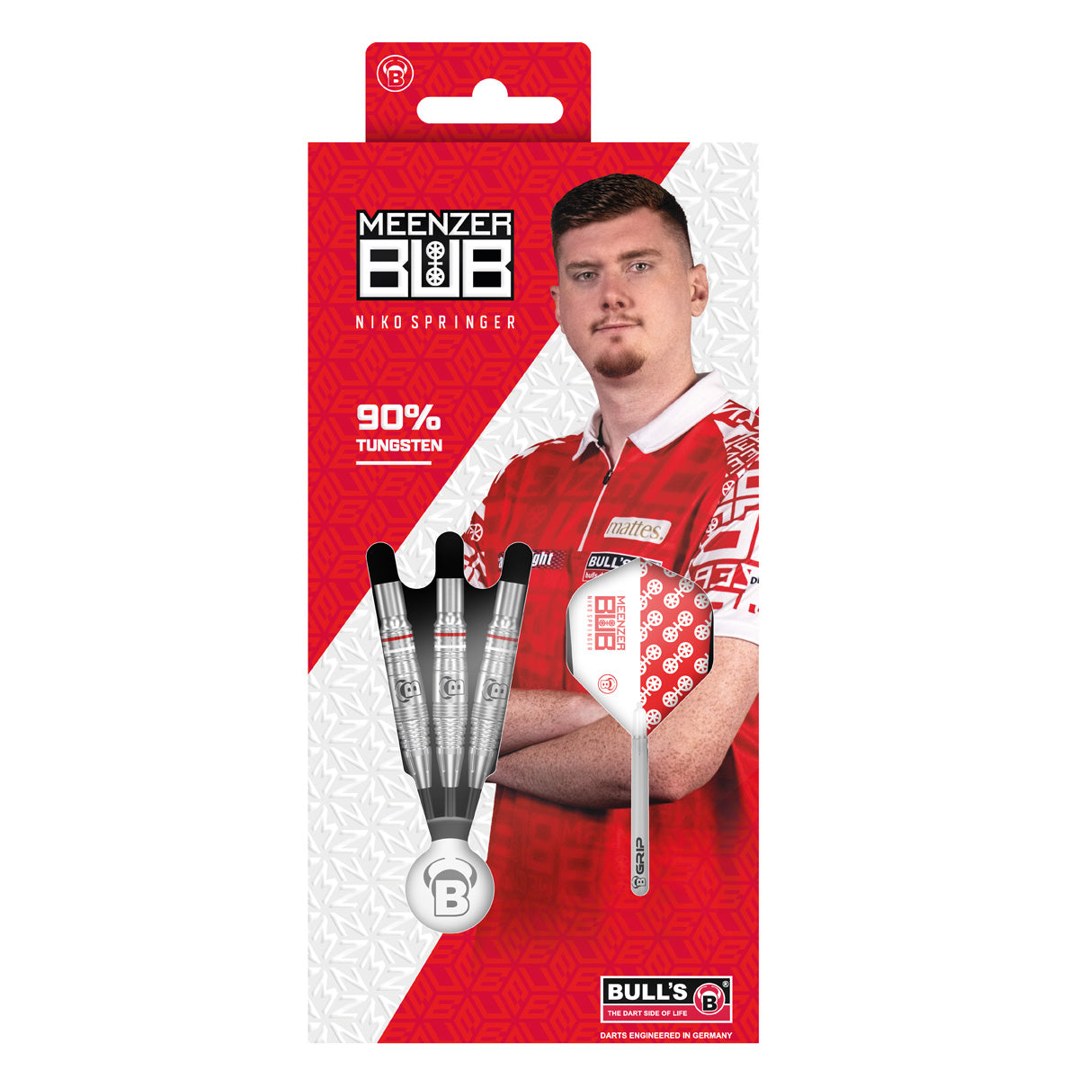 Bulls DE Niko Springer 90% Tungsten Steel Tip Darts - view 3
