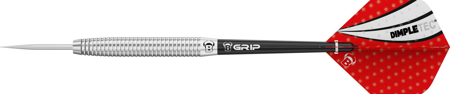 BULL'S Dot D7 Darts - Steel Tip - 90% Tungsten - Straight Shark - The Darts Shop