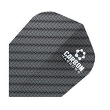 Harrows Carbon Black Dart Flights Extra Strong