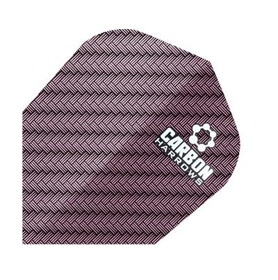 Harrows Carbon Purple Dart Flights Extra Strong