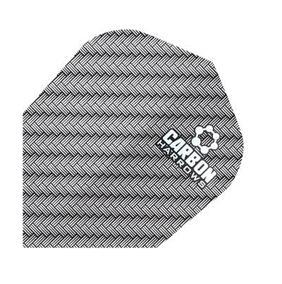 Harrows Carbon Silver Dart Flights Extra Strong