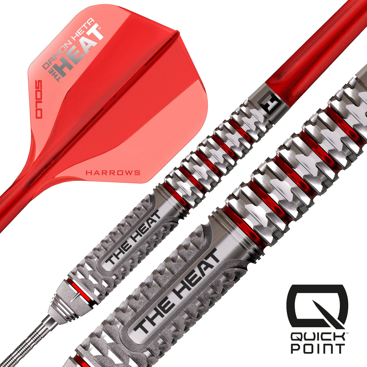 Harrow Damon Heta Geo Quick Point 90% Tungsten Steel Tip Darts
