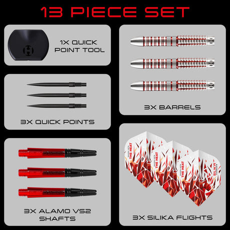 Harrows Damon Heta Series 2 90% Tungsten QP Steel Tip Darts - view 7