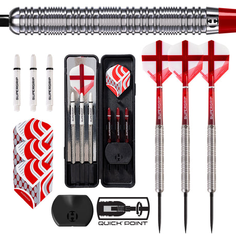 Harrows England Quick Point 90% Tungsten Steel Tip Darts