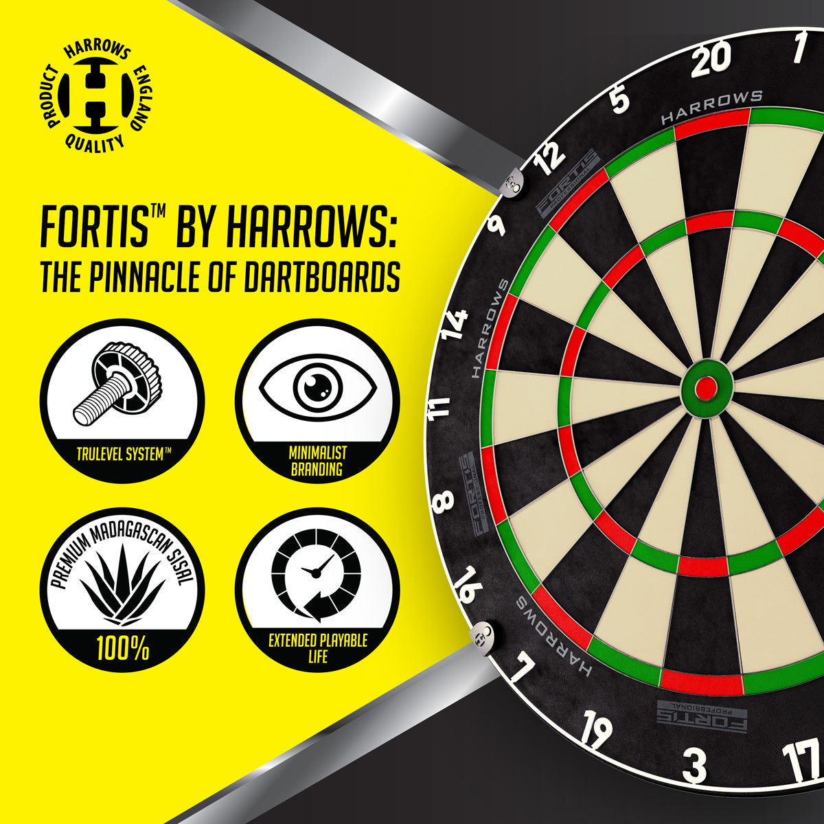 Harrows Fortis Dartboard - view 9