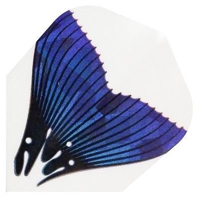Harrows Hologram Blue Fin Dart Flights