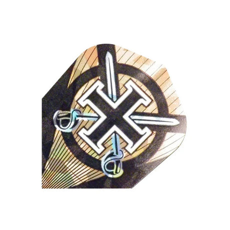 Harrows Hologram Cross Swords Dart Flights