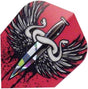 Harrows Hologram Dagger and Wings Dart Flights