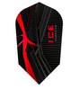 ICE Recut Red Slim Dart Flights By Harrows