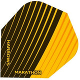 Harrows Marathon Black and Orange With Stripes Dart Flights