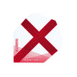 Harrows Marathon England St George Cross Red Stripe Dart Flights