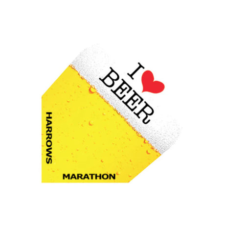 Harrows Marathon I Love Beer Dart Flights