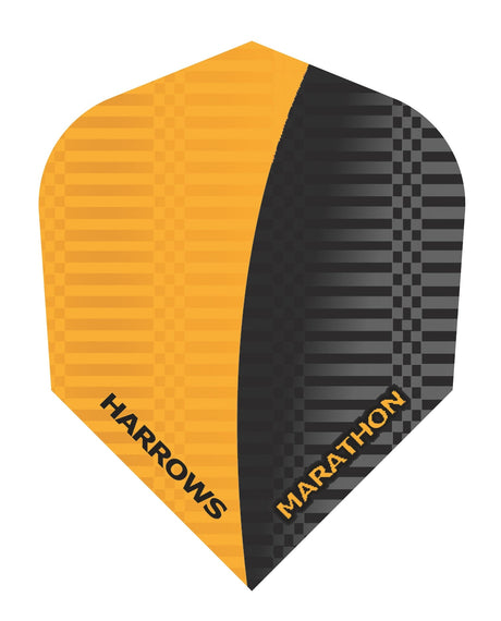 Harrows Marathon Orange and Black  Dart Flights