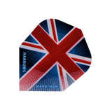 Harrows Marathon Union Jack White Stripe Dart Flights