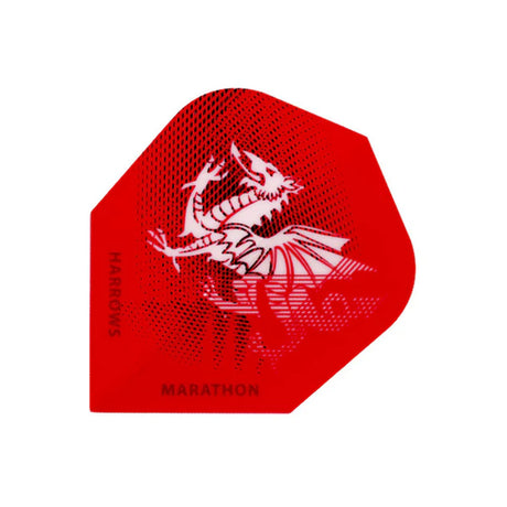 Harrows Marathon Welsh Dragon on Red Dart Flights