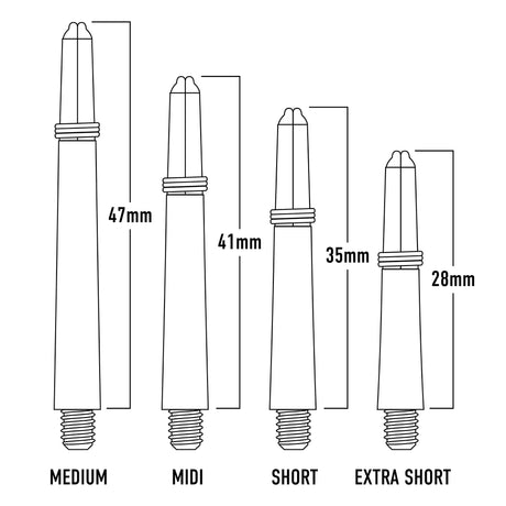 Harrows Nylon Ring Grip Dart Stems / Shafts - view 3