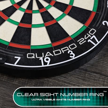 Quadro 240 Dartboard by Harrows - view 3