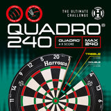 Quadro 240 Dartboard by Harrows - view 10