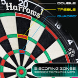 Quadro 240 Dartboard by Harrows - view 4