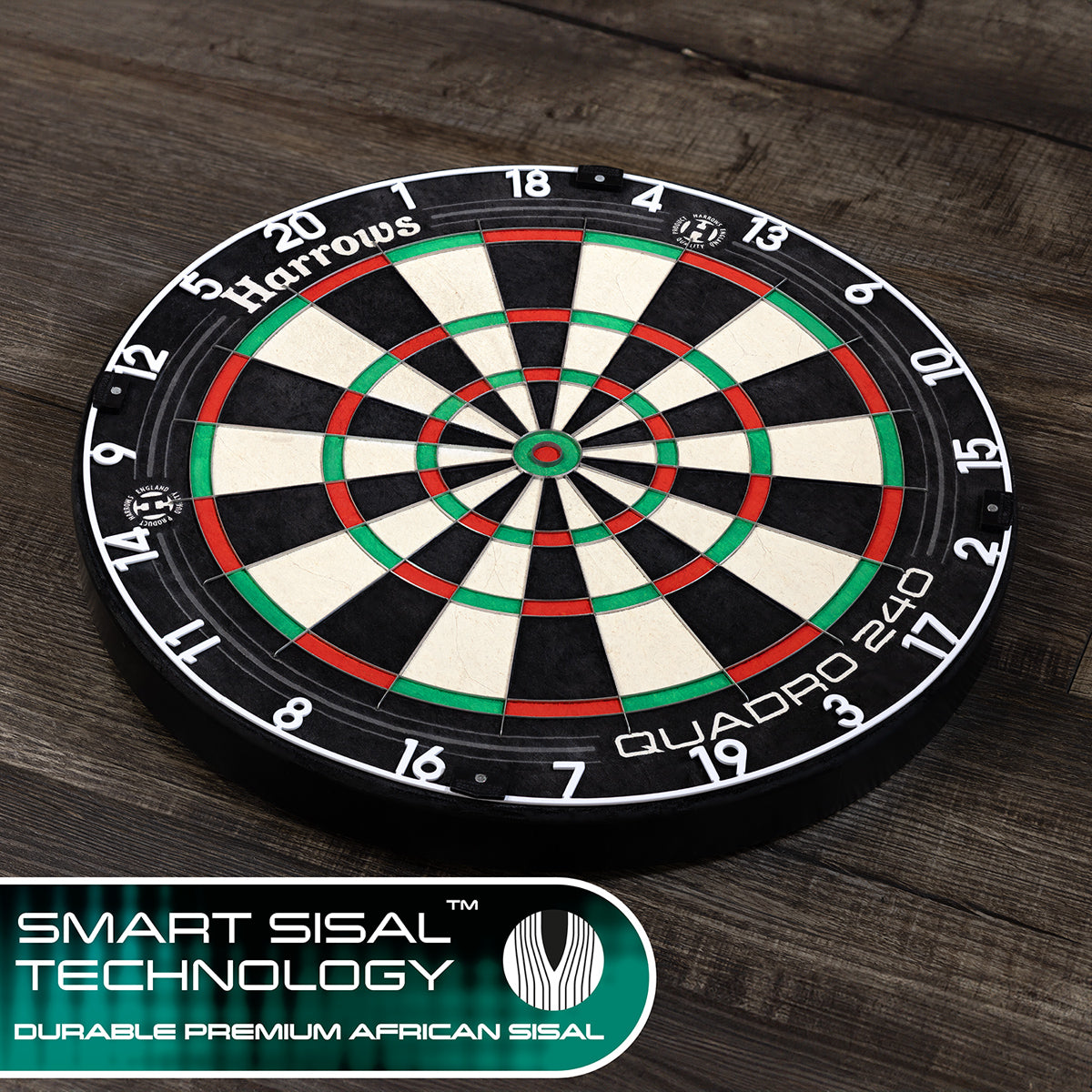 Quadro 240 Dartboard by Harrows - view 5