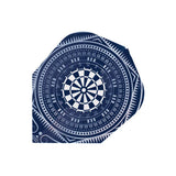 Harrows Quadro Blue Dartboard Dart Flights