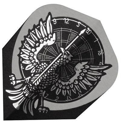 Harrows Quadro Dartboard with Bird Dart Flights