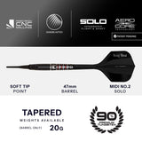 Harrow Ryan Searle Geo 90% Tungsten Soft Tip Darts