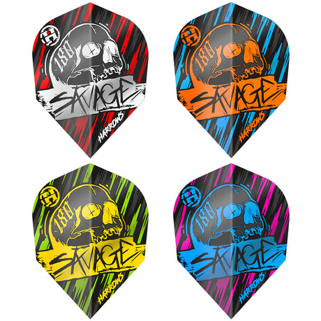 Savage Standard No6 Dart Flights by Harrows